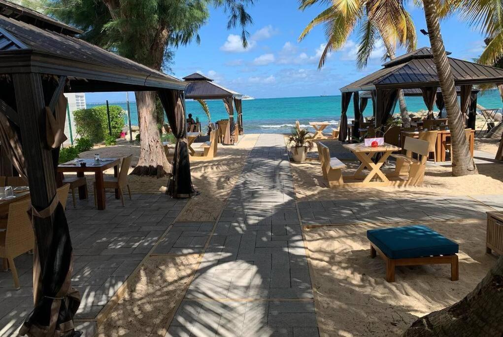 Studio Pieds Dans L'Eau Avec Vue Lagon Et Piscine Sandy Ground Экстерьер фото